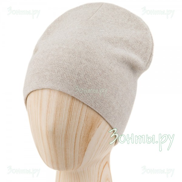 Женская шапка цвета льна Nuages NH-862-985