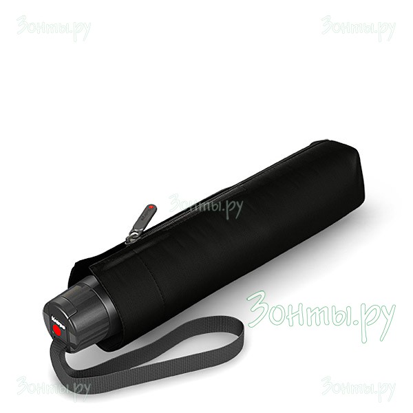 Зонт легкий Knirps 9530501000 Solid Black механика