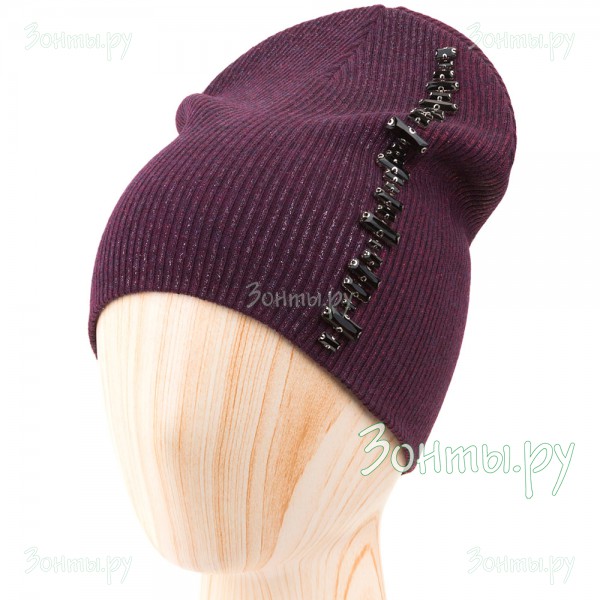 Женская шапка чернильного цвета Nuages NH-864-YSX