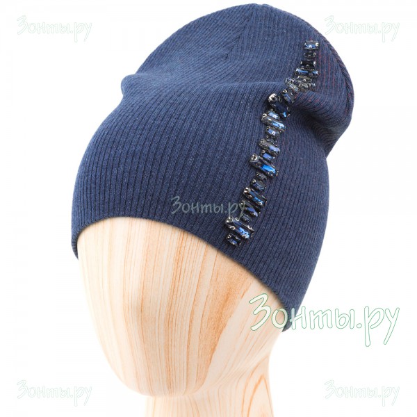 Женская шапка цвет синий Nuages NH-864-5W5