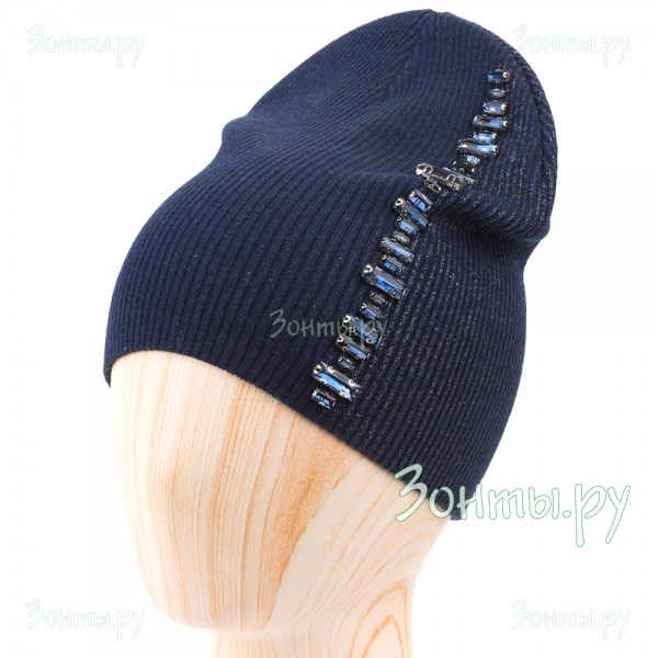 Женская шапка цвет темно-синий Nuages NH-864-L24