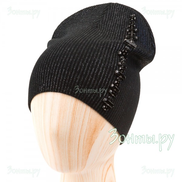 Женская шапка цвет черный Nuages NH-864-099