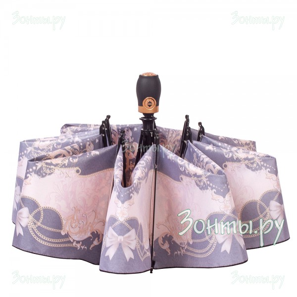 Женский зонт с обратным сложением Три слона L3860-04A-JS сатиновый