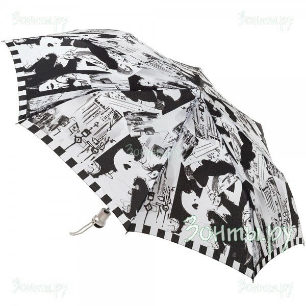 Черно-белый зонт Zest 53626-230 автоматический