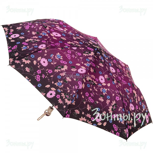 Сиреневый зонтик с цветами Zest 53626-299 автоматический