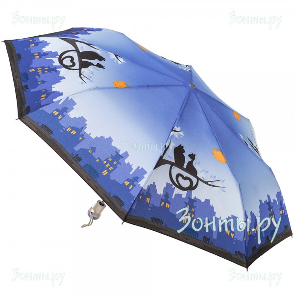 Голубой зонтик с кошками Zest 53626-324 автоматический