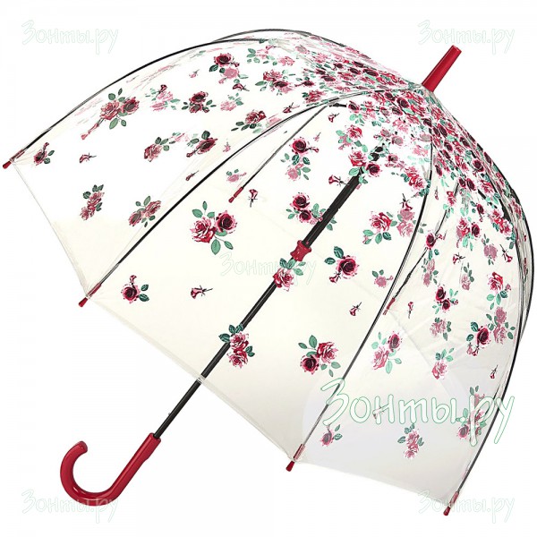 Зонт-трость с глубоким куполом Fulton L042-3728 Rose Bud