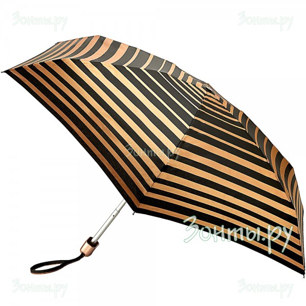Нажмите чтобы увеличить Женский мини-зонт Fulton L501-3770 Bandsof Gold
