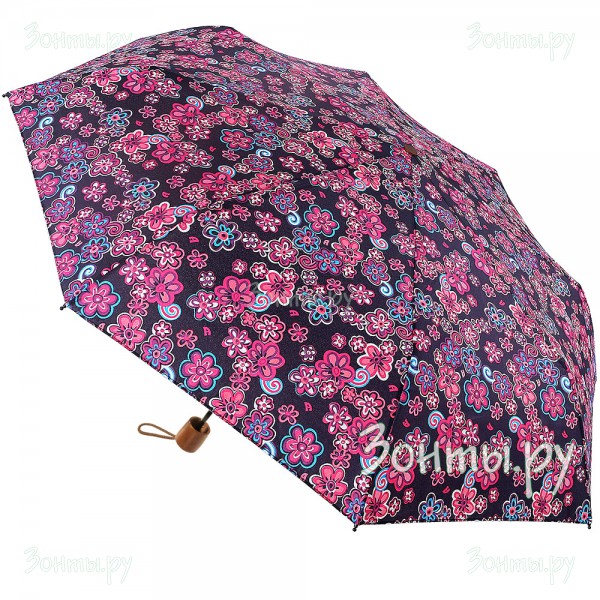 Женский механический облегченный зонт ArtRain 3535-20 с цветочным  рисунком