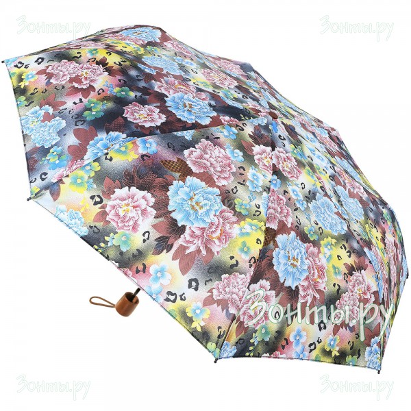 Женский механический  зонт ArtRain 3535-12 с цветочным рисунком