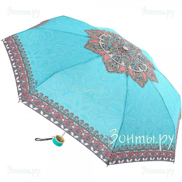 Женский механический облегченный зонт ArtRain 5316-04 бирюзовый