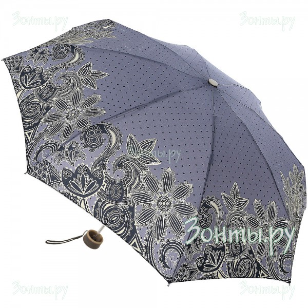 Женский механический облегченный зонт ArtRain 5316-09 черно-белый