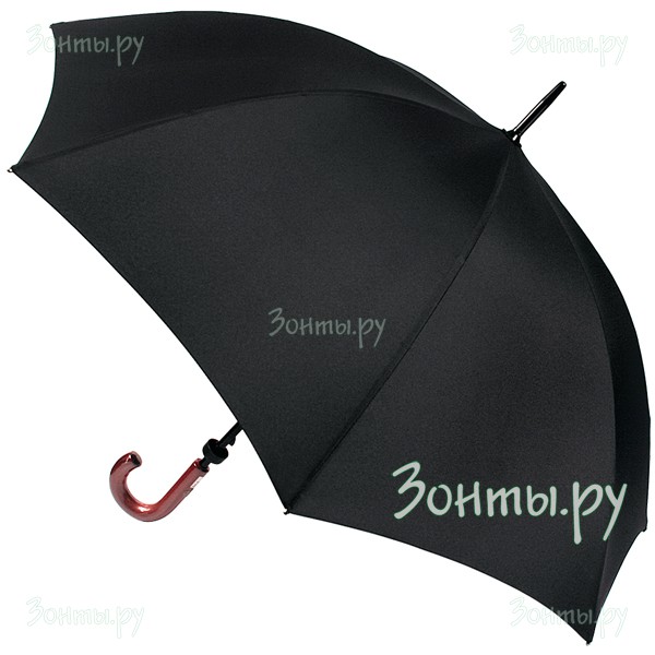 Мужской зонт трость Fulton G813-001 Black Huntsman-1 с изогнутой ручкой