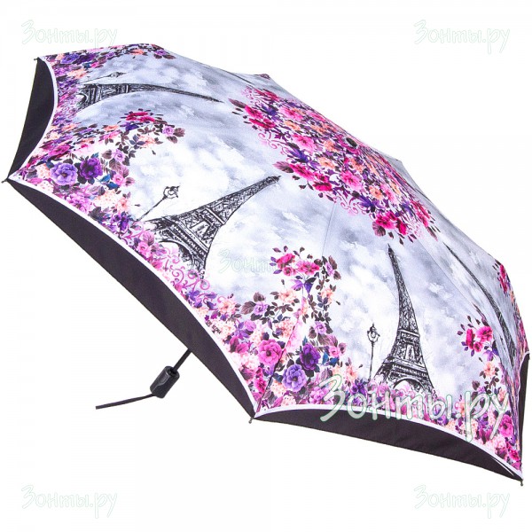 Женский зонт (цветущий Париж) Три слона L3761-56K, полный автомат