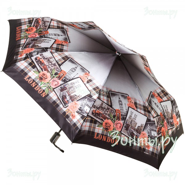Зонт из сатина  Три слона 363-34E (Лондон) для женщин