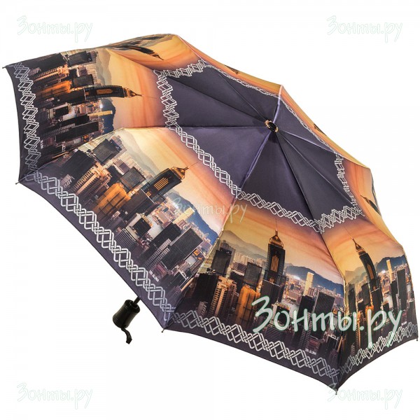 Зонт блестящий для женщин автоматический Три слона L3884-26C