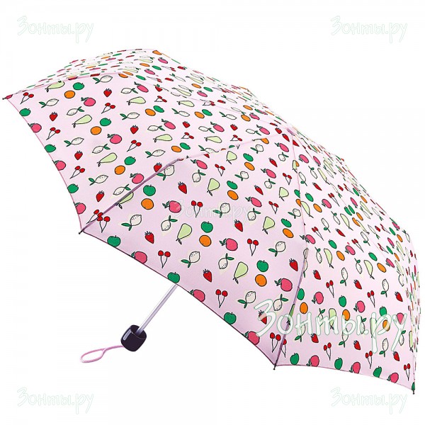 Женский  зонт  облегченный Fulton L354-3866 Фрукты