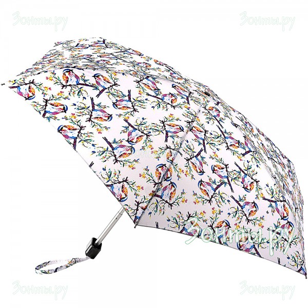 Зонтик механический для женщин Fulton L501-3850 (Летняя птица)