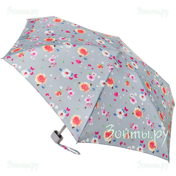 Мини зонтик для женщин Fulton L501-3853 (Солнечные цветы),  механика