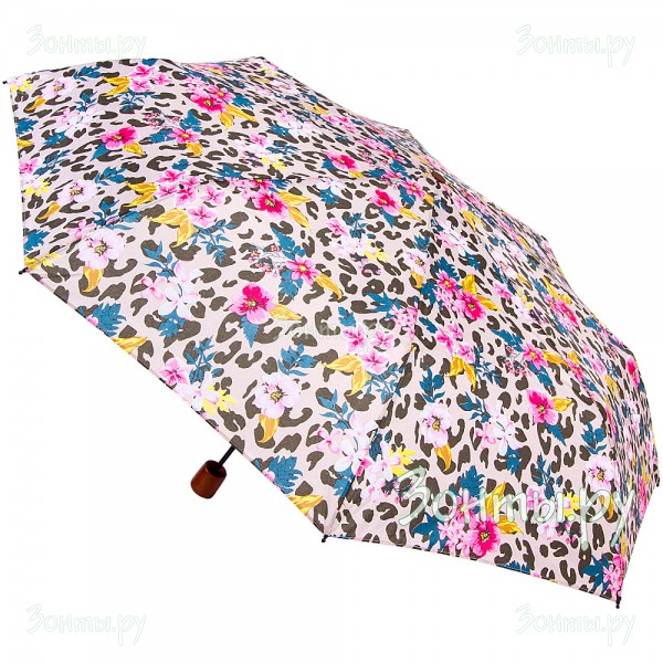 Женский механический облегченный зонт ArtRain 3535-31 с цветочным рисунком