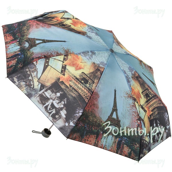Зонт для женщин компактный Magic Rain 52223-02  (Париж)