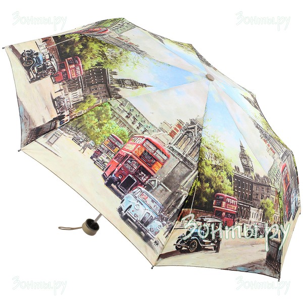 Женский зонтик компактный Magic Rain 52224-02 (Лондон)