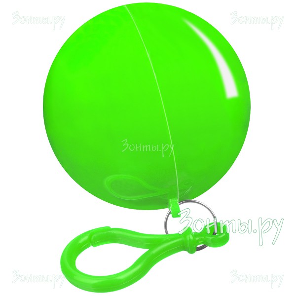 Зелёный дождевик в шарике RaincoatBall Green