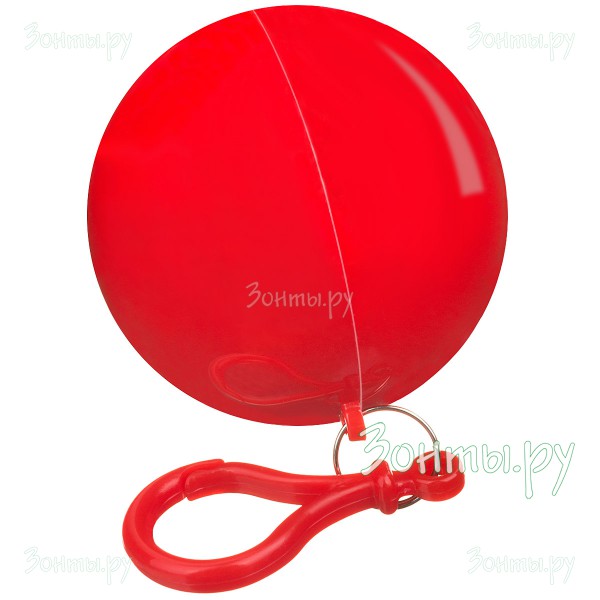 Красный дождевик в шарике RaincoatBall Red