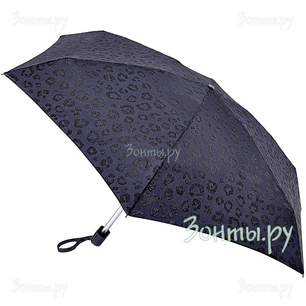Мини зонтик для женщин Fulton L501-3954 GlitterLeopard
