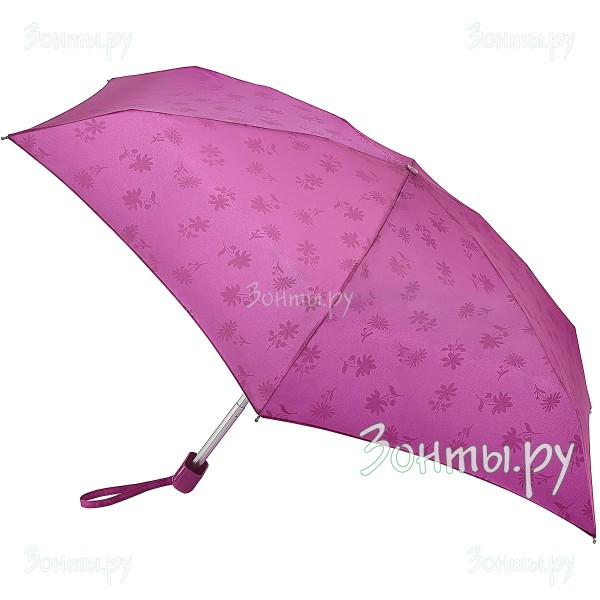 Мини зонтик для женщин Fulton LL501-3956 Глянцевый цветок