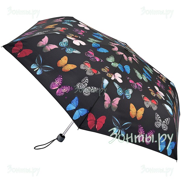 Зонт компактный механический Fulton L553-3959 ButterflyStudy