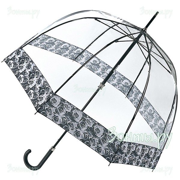 Зонт трость прозрачный Fulton L866-3754 PhotoRose