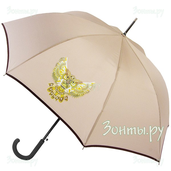 Зонт-трость с совой ArtRain 1621-06 полуавтоматический