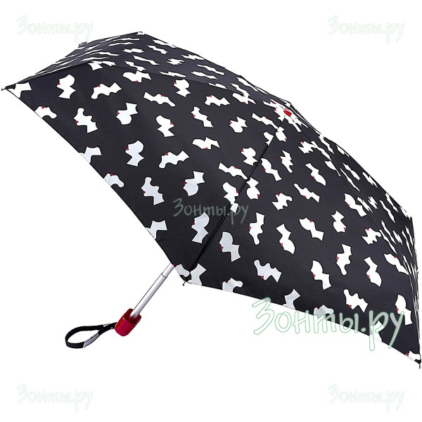 Дизайнерский женский зонтик плоской формы Lulu Guinness L717-3651 CameoGirls
