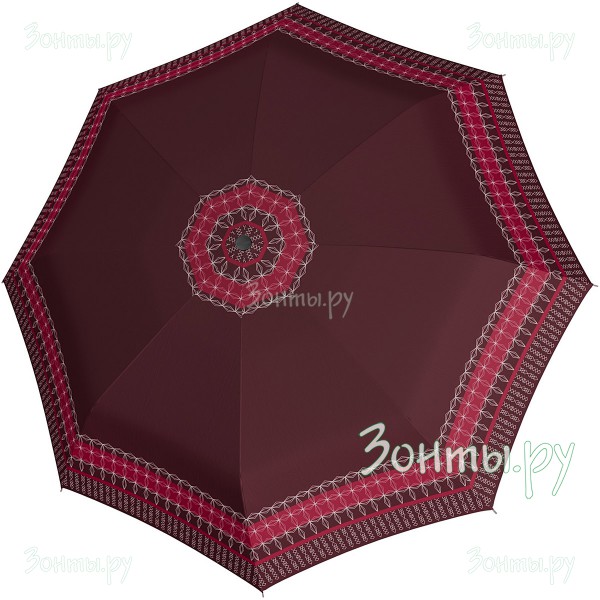 Бордовый зонт автомат Doppler 7441465 G2803-03 облегченный