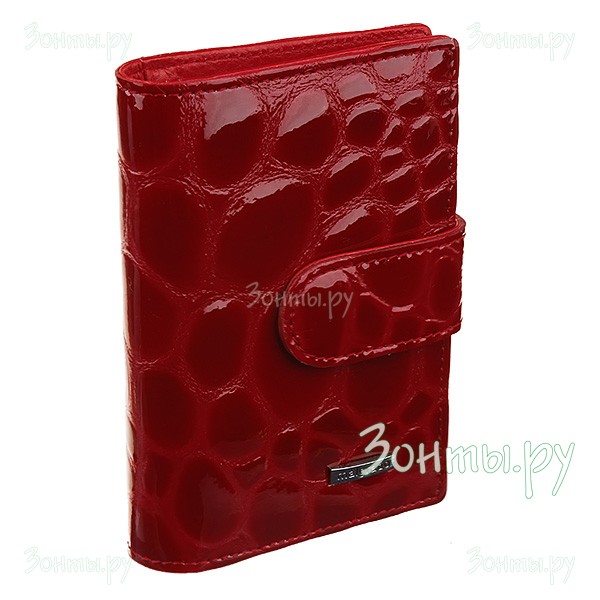 Красная визитница из натуральной кожи Malgrado 42003-1N-38402 Red