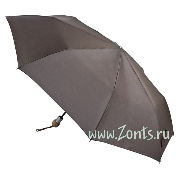 Серый зонтик с коричневым оттенком в клетку Zest 53622-12