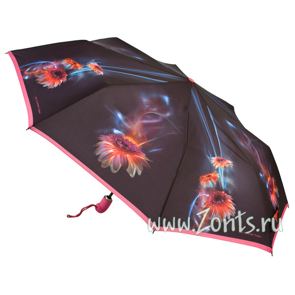 Красивый складной зонтик с цветочным принтом Zest 23945-175