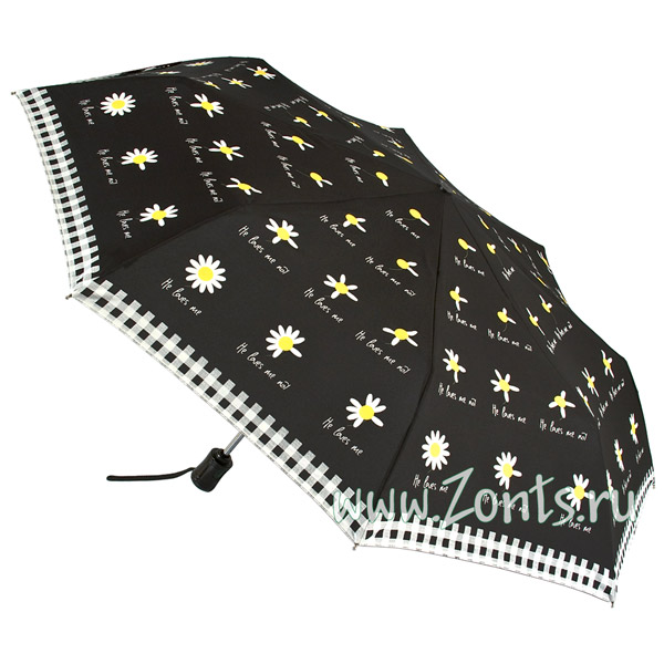 Дизайнерский женский зонтик Lulu Guinness J740-2175 Daisy Print