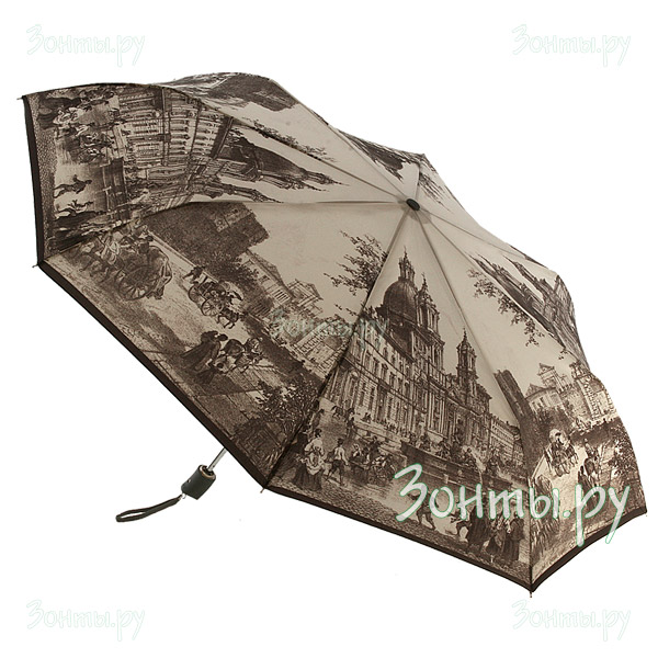 Женский зонт Старинная гравюра Zest 23955-179B