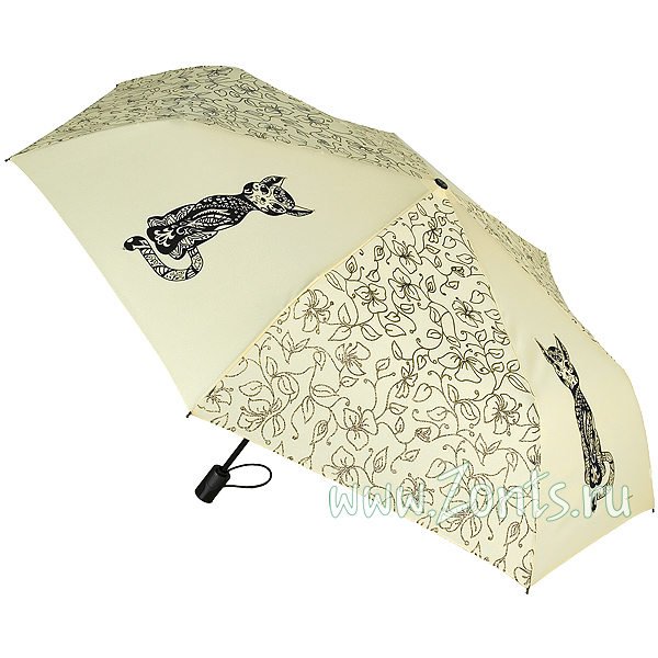 Женский зонт с кошкой Три слона 368-06