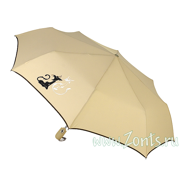 Летний зонт Airton 3912-01 с рисунком в виде двух кошек