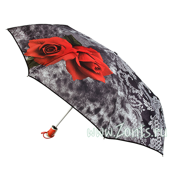 Зонт автомат с розой Happy Rain 80552