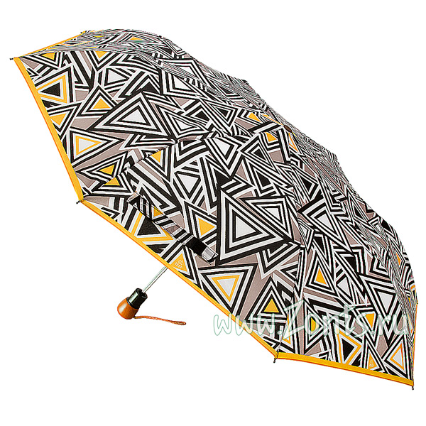 Стандартный женский зонт Airton 3635-65 с геометрическим узором