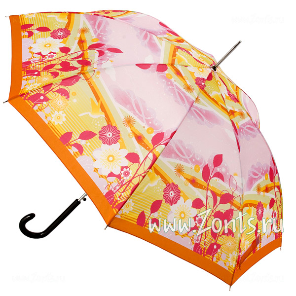 Зонт трость нежного теплого оттенка Prize 165-40