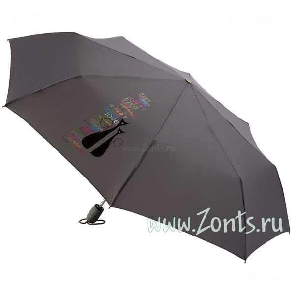 Серый женский зонтик Airton 3912-22