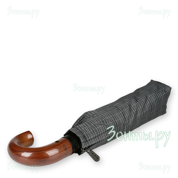 Мужской зонт-автомат в клетку Три слона 503-01