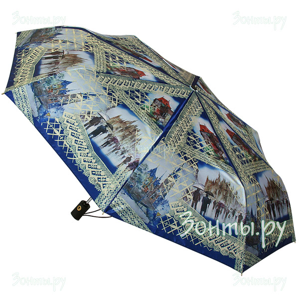 Сатиновый зонтик для женщины Три слона 112-03