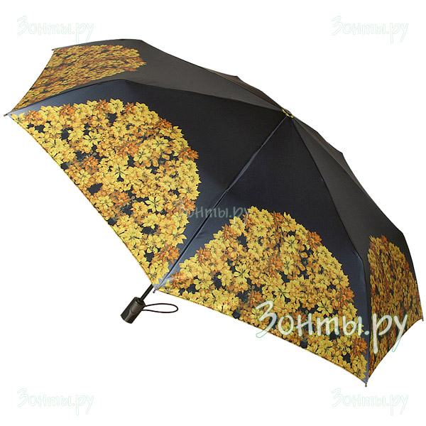 Зонт сатиновый с цветами Три слона 360-05