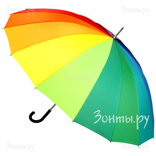 Зонт-трость мультиколор Derby от Doppler 71530 R Golf Regenbogen